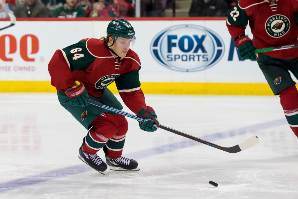 Wild's Mikael Granlund, now full-time at wing, is taking flight