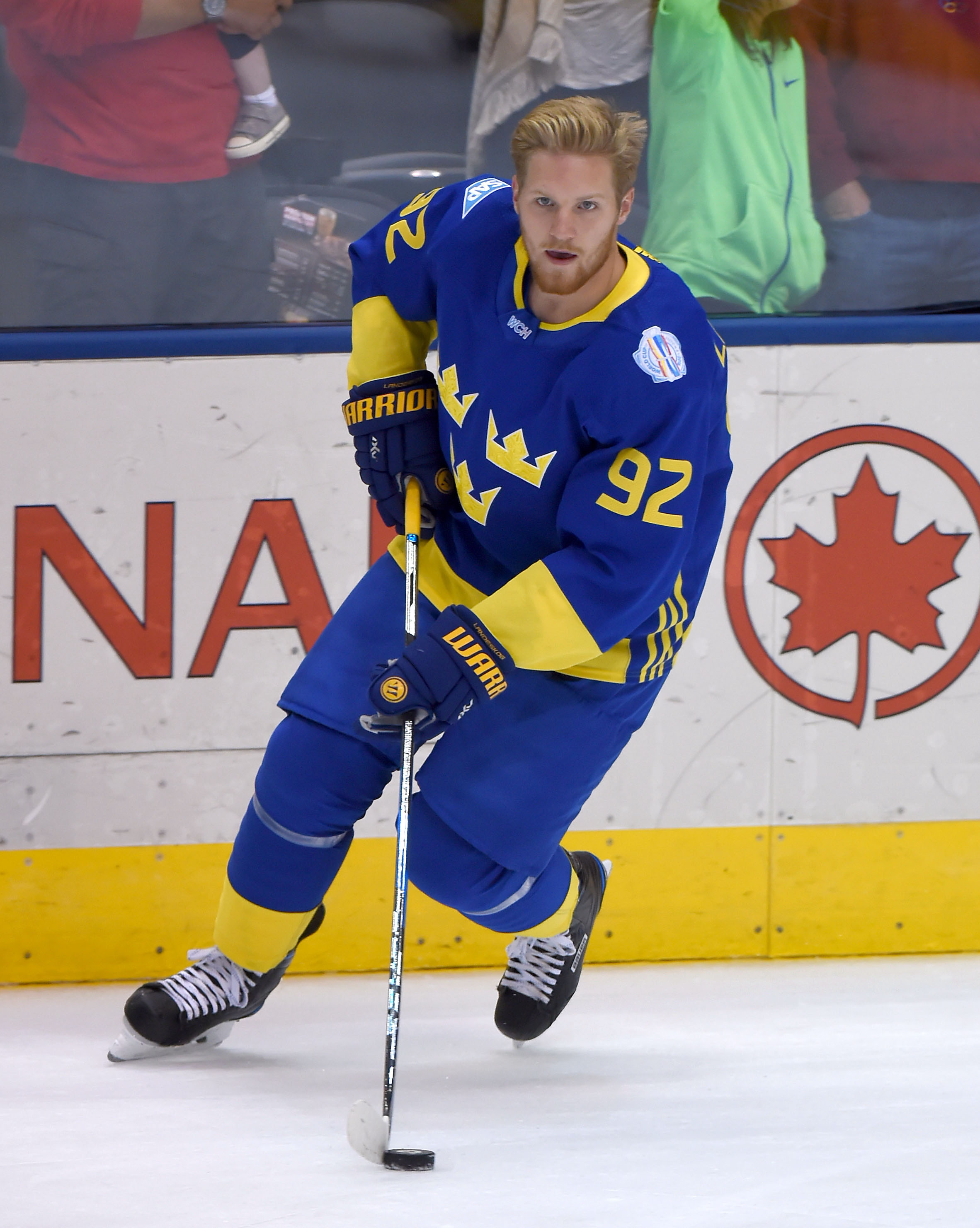Gabriel Landeskog Team Sweden Autographed Signed Hockey Jersey