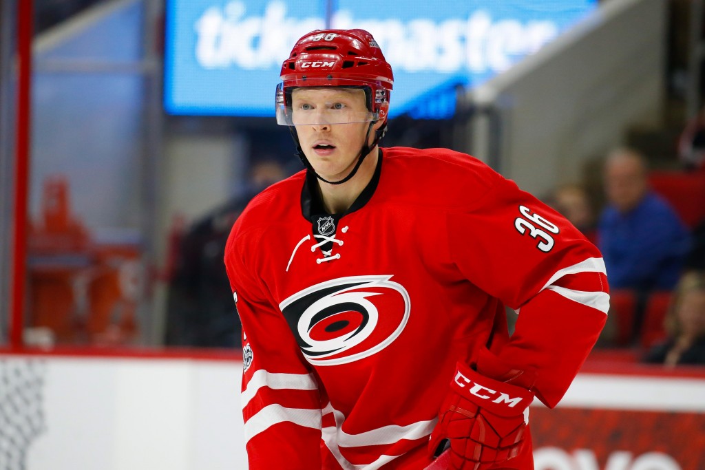 Carolina Hurricanes Recall Patrick Brown