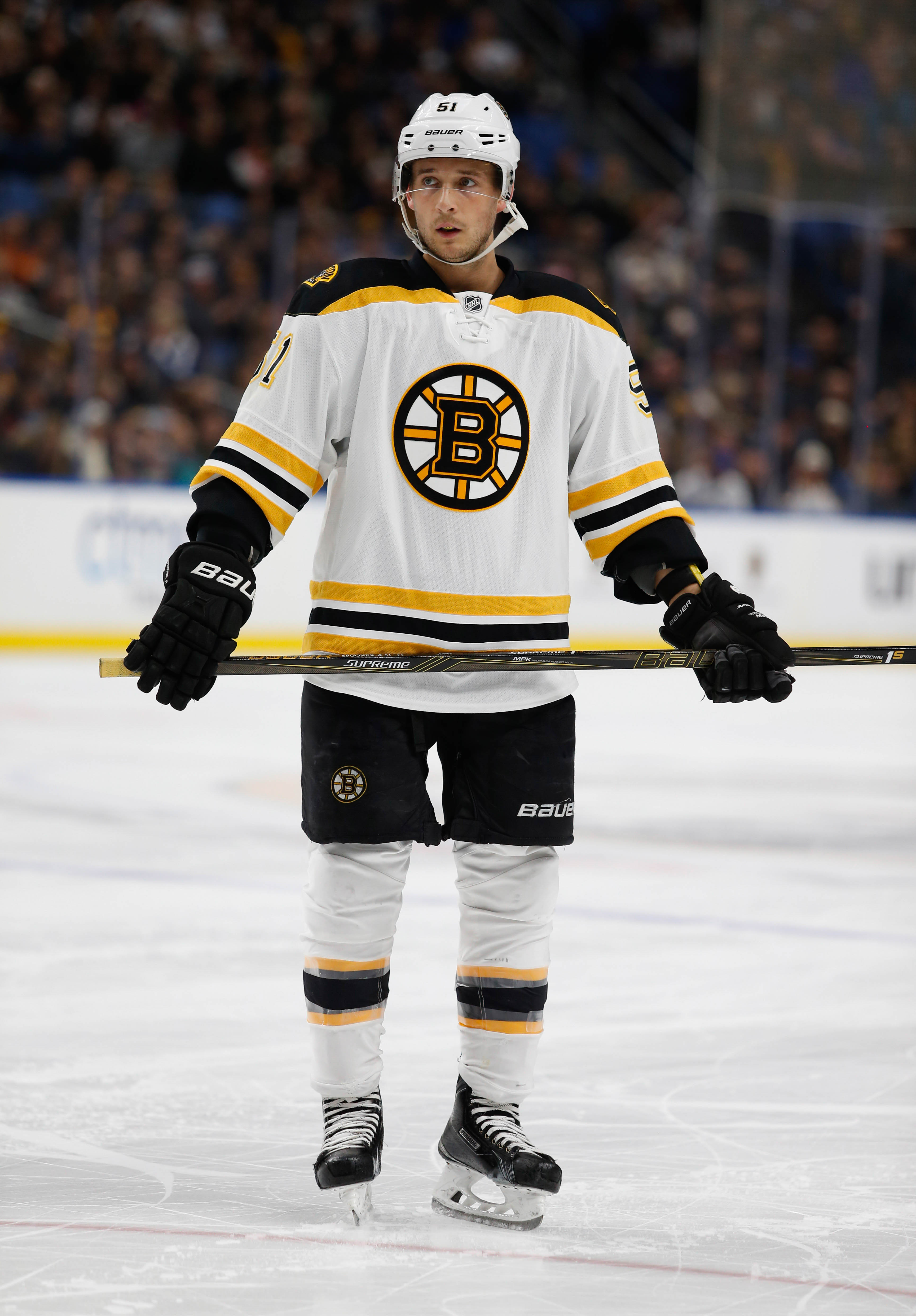 Ryan Spooner - Boston Bruins - 2016 NHL Winter Classic - Practice