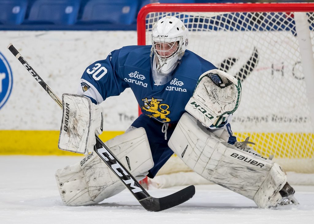 Finnish Goalie Jere Huhtamaa Commits To Merrimack College