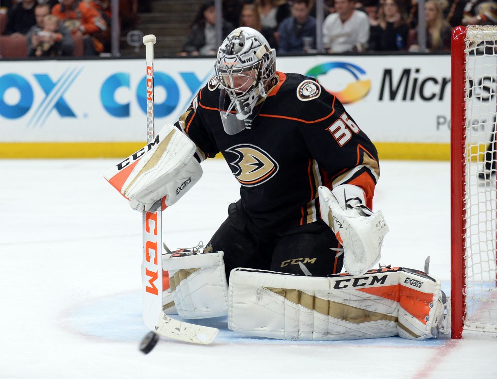 Anaheim Ducks on X: With his win tonight, John Gibson moves into second  place on the Ducks all-time wins list! #FlyTogether   / X