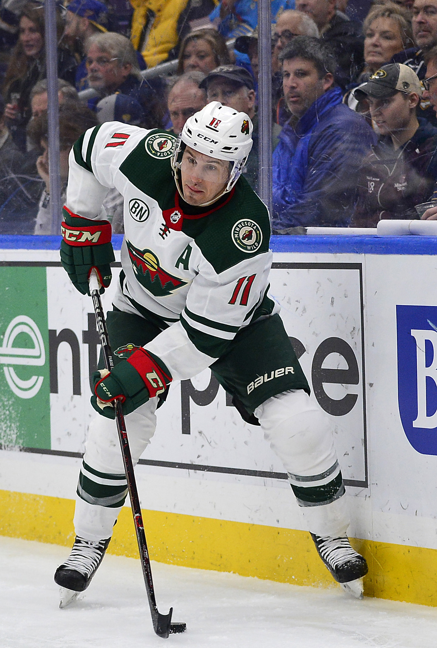 Parise healthy scratch for 1st time with Wild