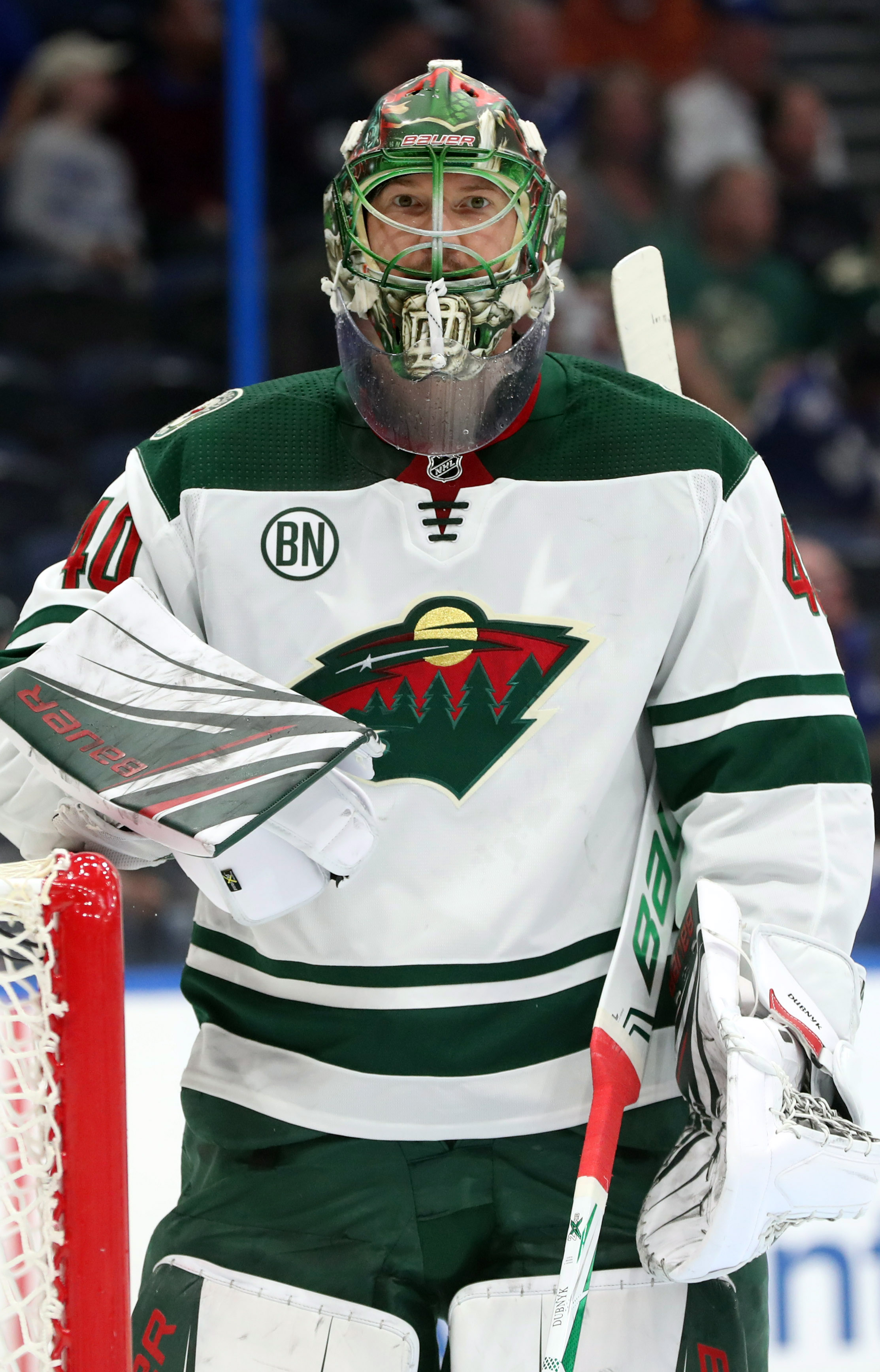 This is our home': Devan Dubnyk, now in Sharks colors, returns to