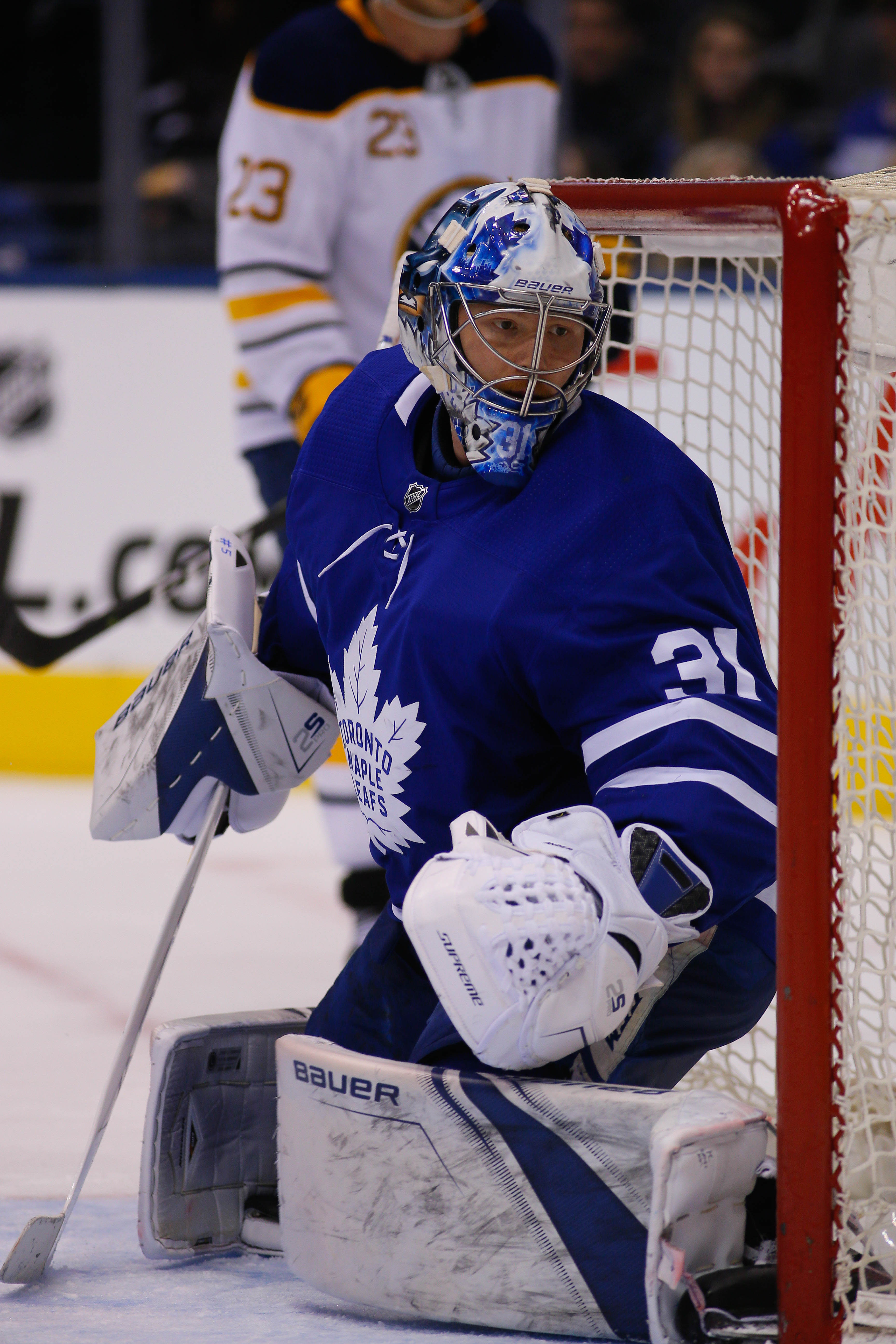 Frederik Andersen Autographed Toronto Maple Leafs Goalie Mask