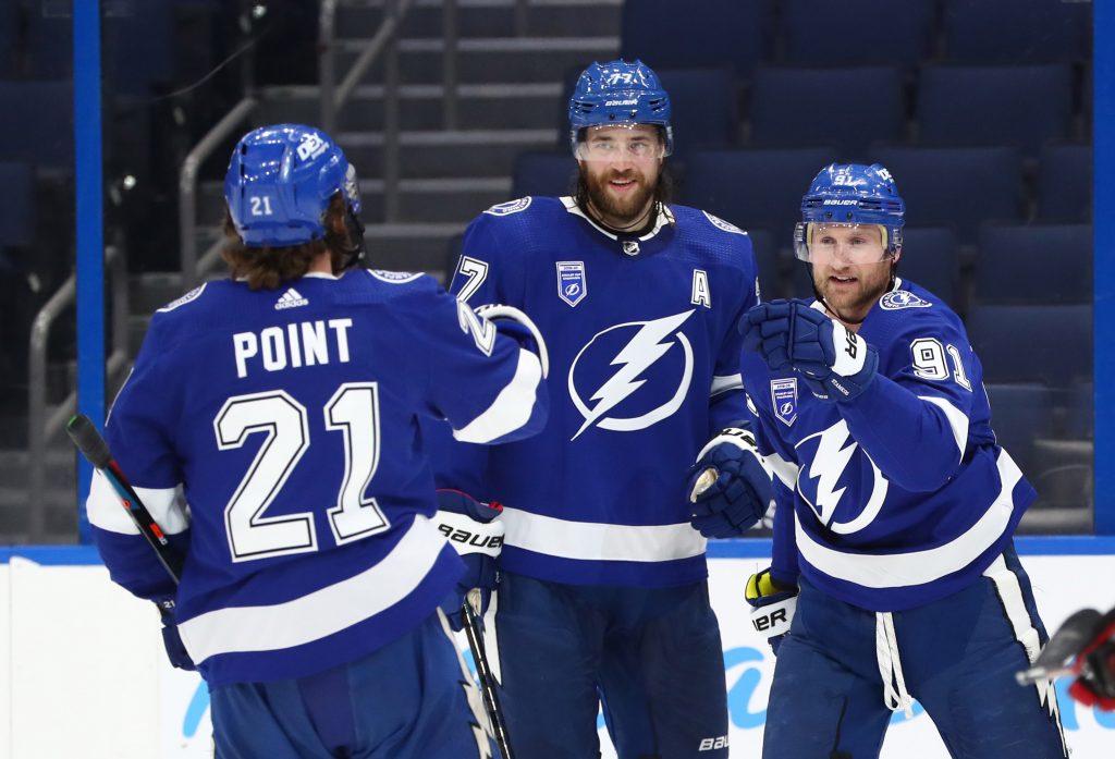 Lightning make captain Vincent Lecavalier team's first compliance