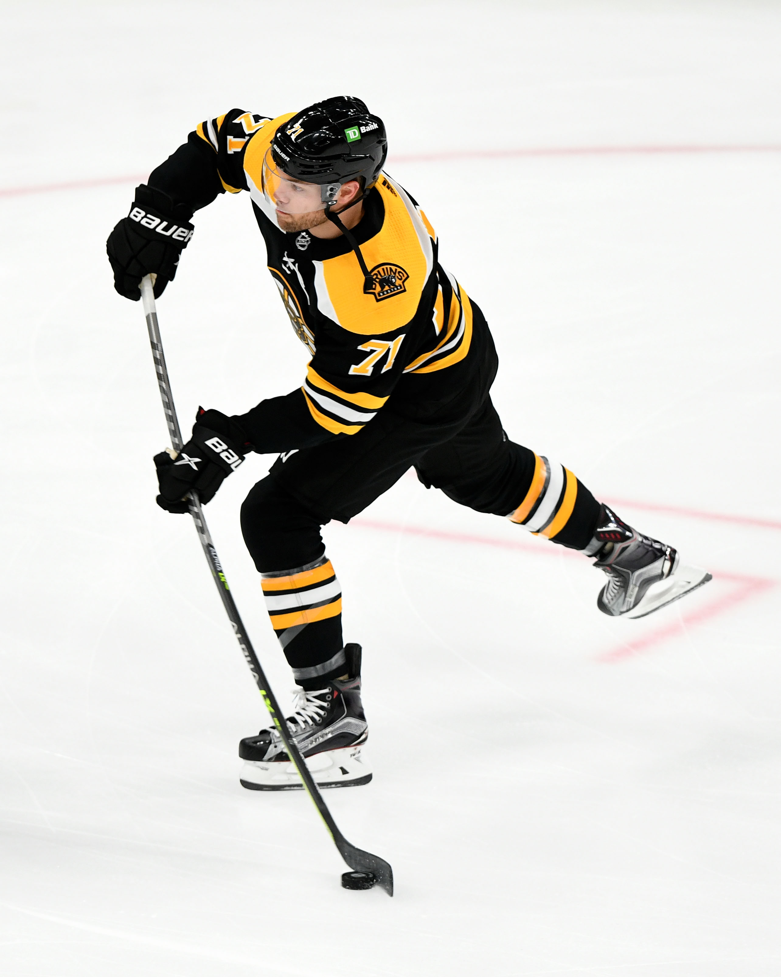 Taylor Hall Signed PhotoGlass Framed Boston Bruins Stickblade