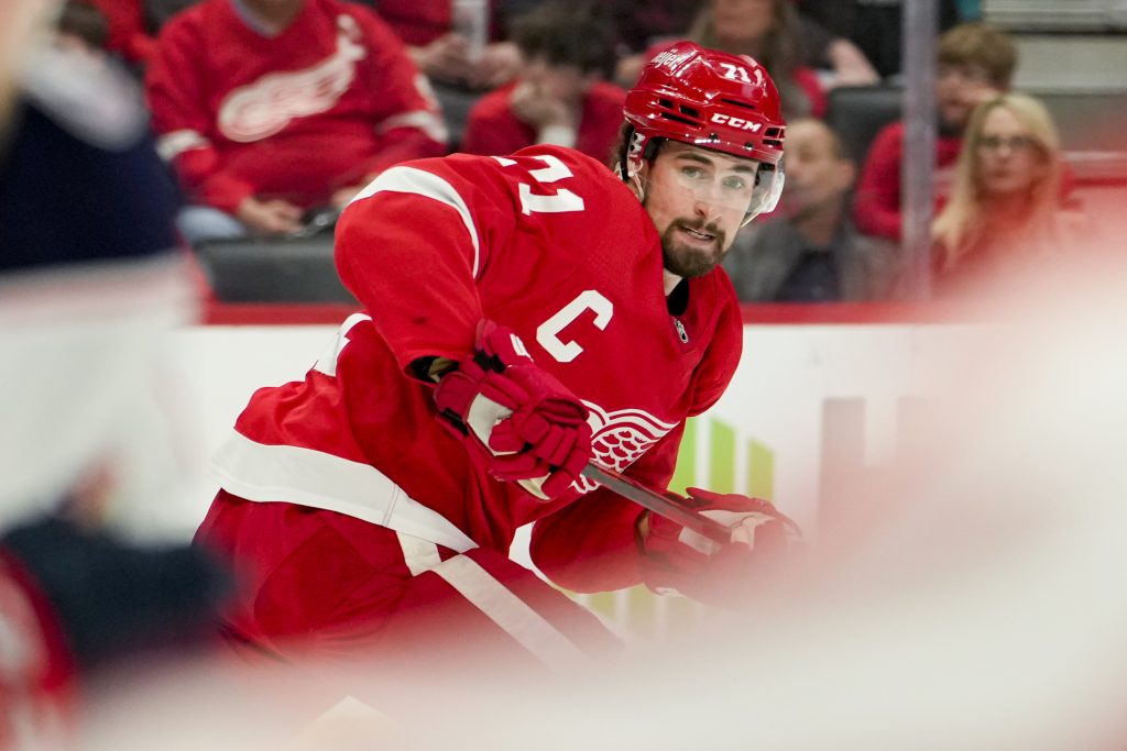 Detroit Red Wings captain Dylan Larkin changes representation