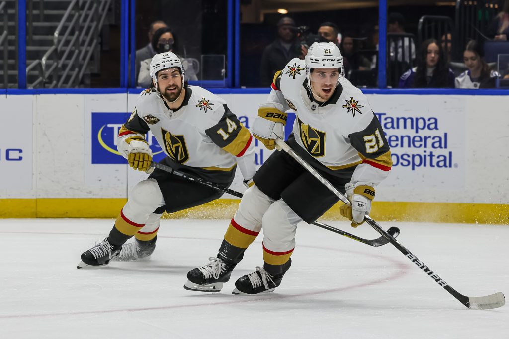 Vegas Golden Knights defenseman Nicolas Hague wins it in overtime in New  Year's Eve Showdown - VGK Today on Sports Illustrated: News, Analysis, and  More