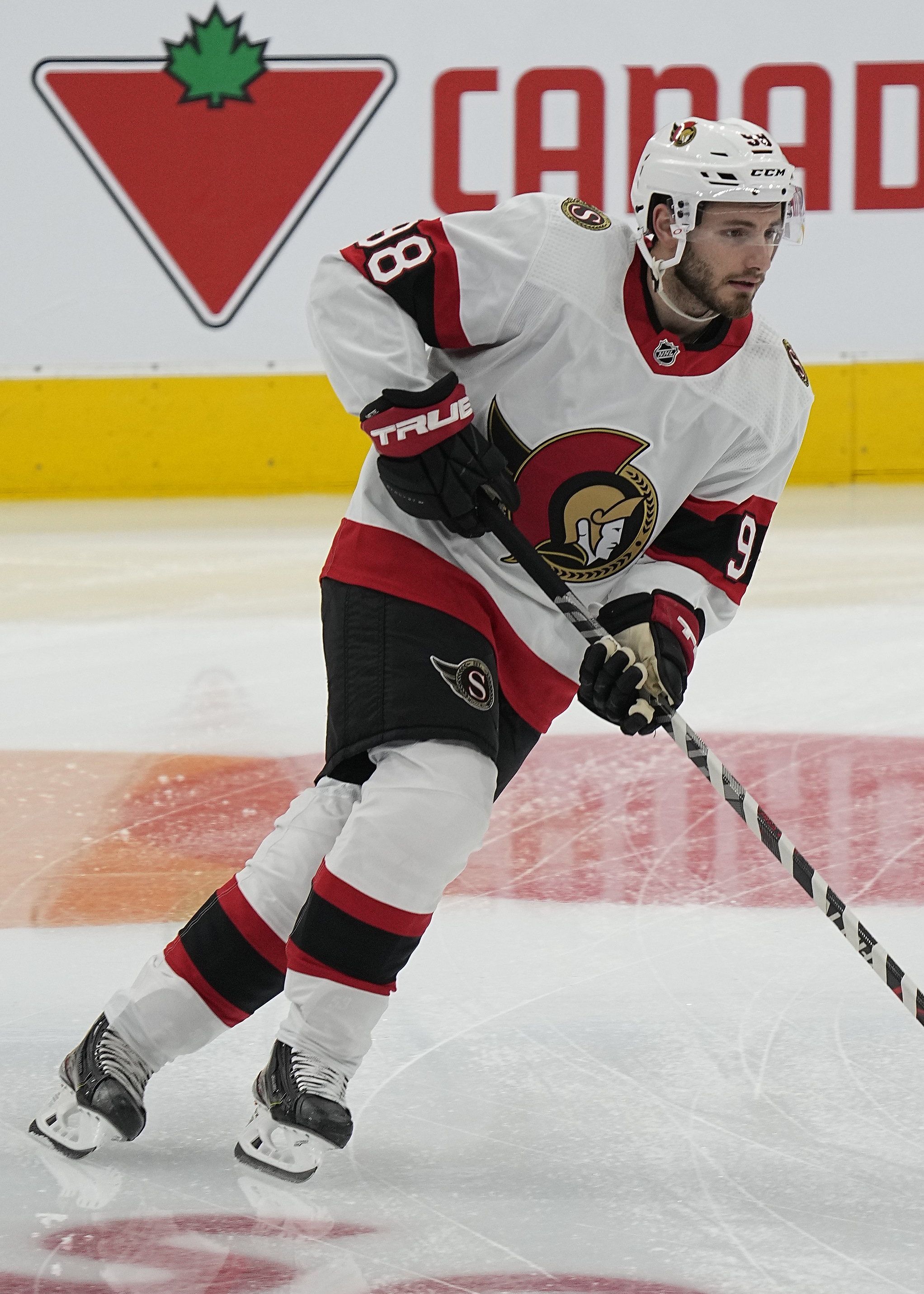 2020-21 Nick Paul Ottawa Senators Game Worn Jersey - Ottawa