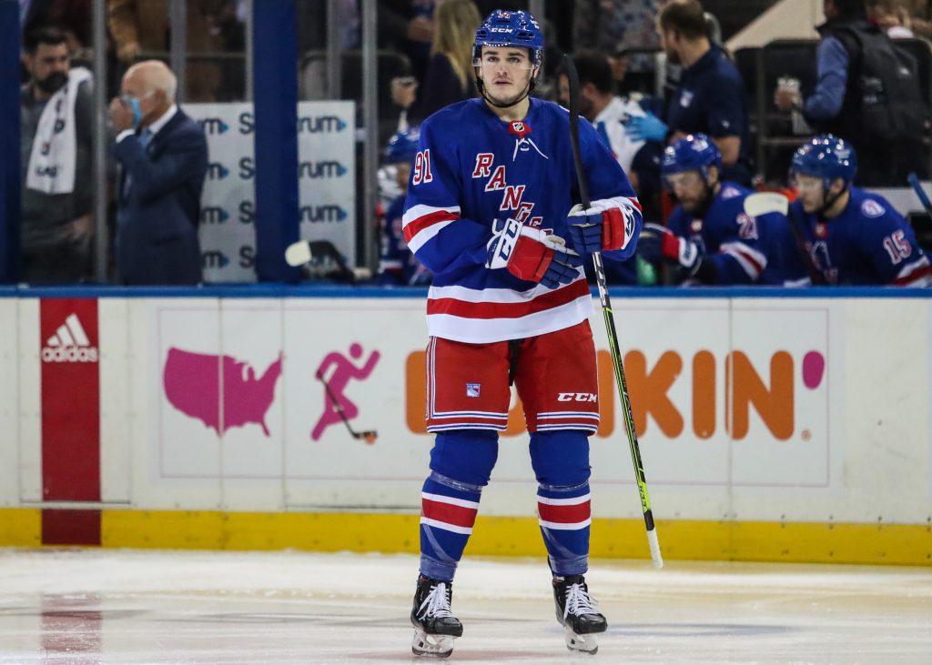 Sammy Blais Returns To New York Rangers Lineup