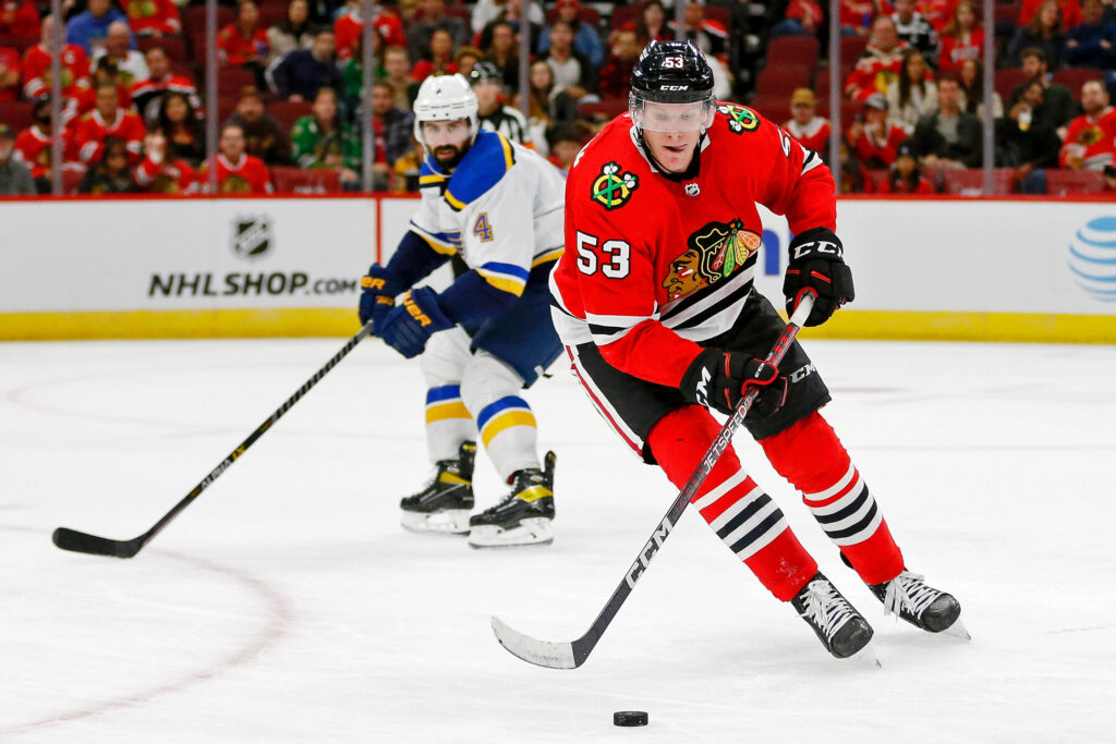 Chicago Blackhawks Recall Buddy Robinson, Mike Hardman