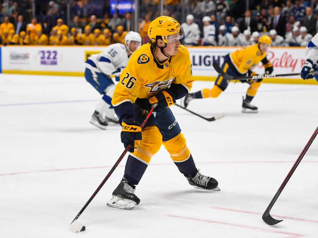 Penguins Acquire Philip Tomasino From Nashville For '27 Pick