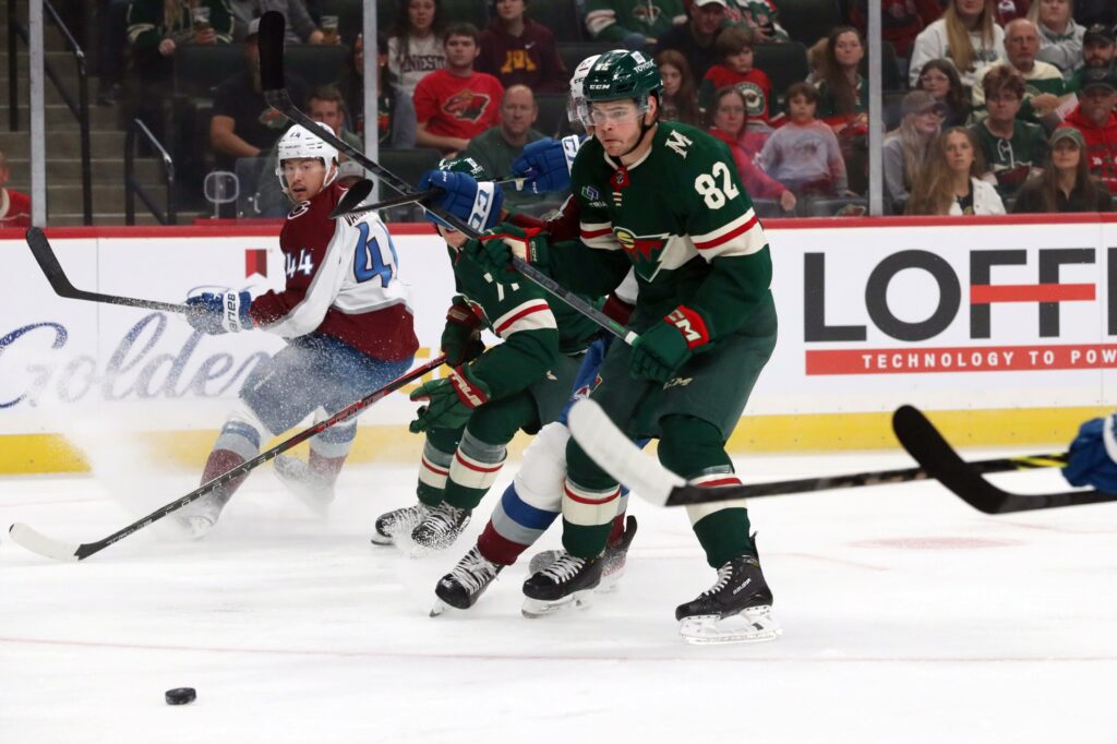 Minnesota Wild Sign David Spacek