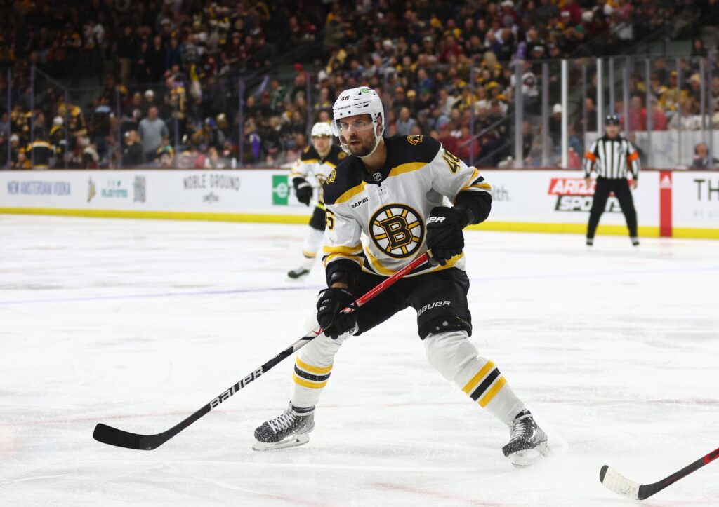 David Krejci Expected To Miss At Least Two Games