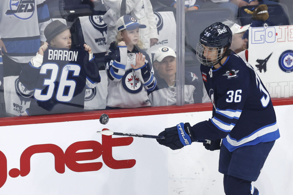 Winnipeg Jets star Morgan Barron needed 75 stitches after taking a