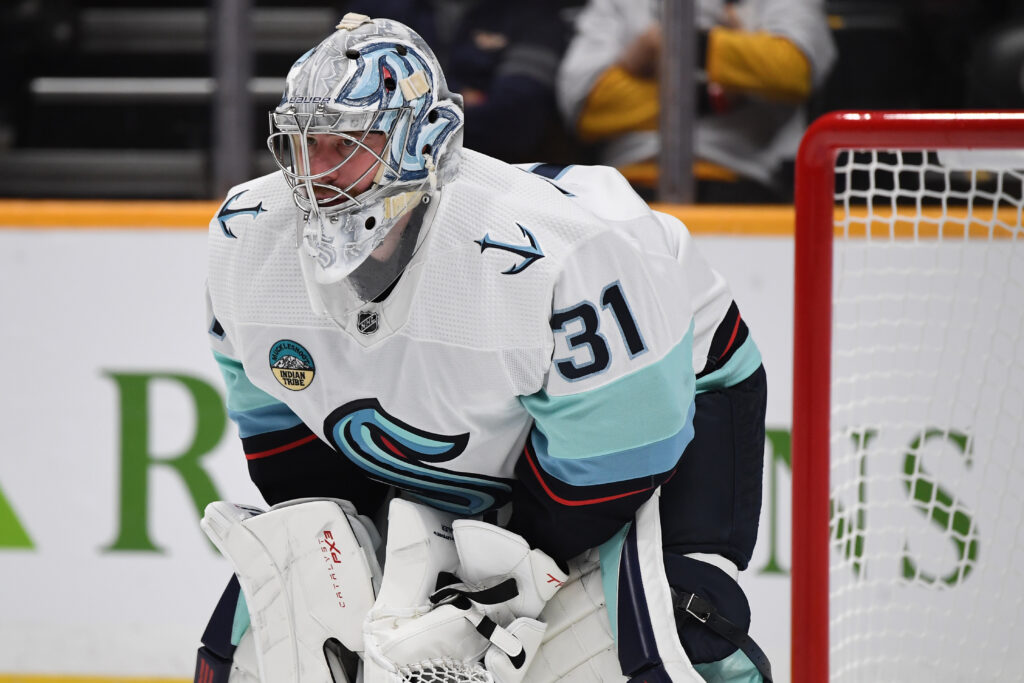 Seattle Kraken Activate Philipp Grubauer, Reassign Chris Driedger