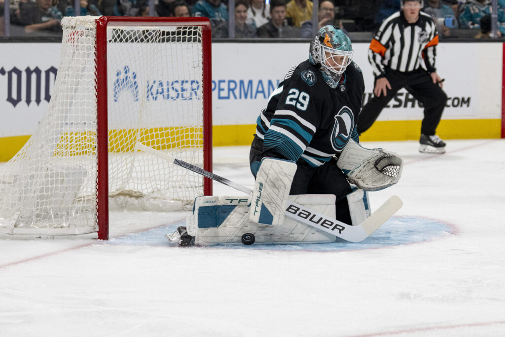 Sharks Activate Mackenzie Blackwood, Reassign Magnus Chrona