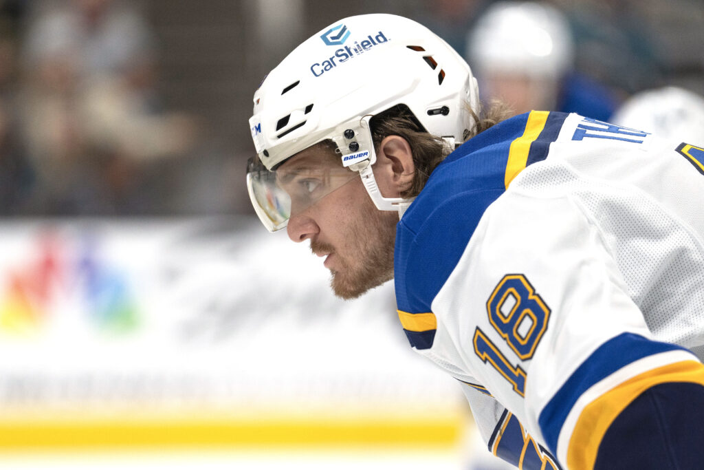 Blues place Robert Thomas on injured reserve and activate Oskar Sundqvist